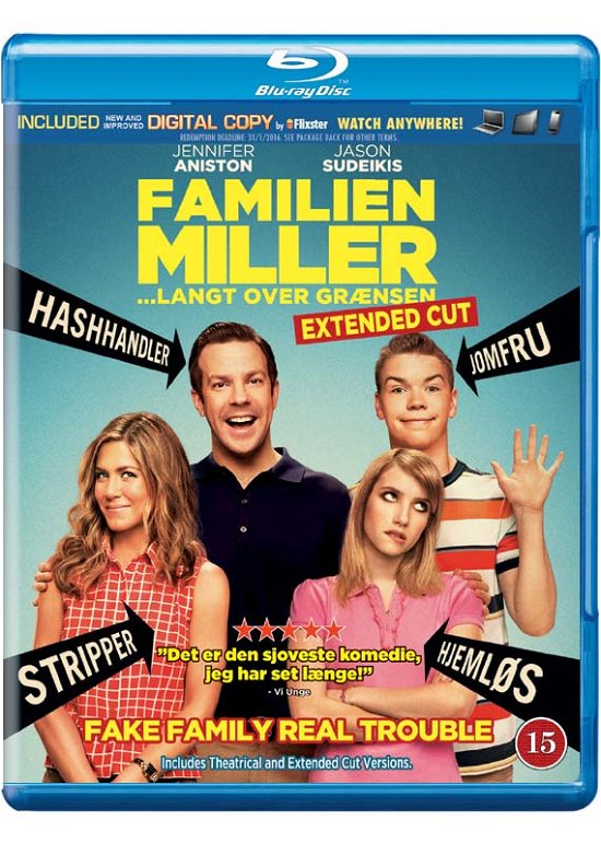 Cover for Familien Miller · Langt over Grænsen (Blu-ray) (2013)