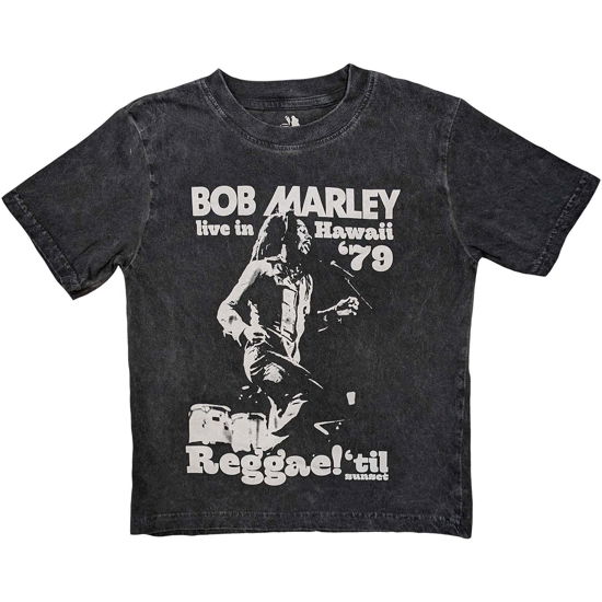 Bob Marley Kids T-Shirt: Hawaii Snow Wash (Wash Collection) (5-6 Years) - Bob Marley - Fanituote -  - 5056561077246 - 