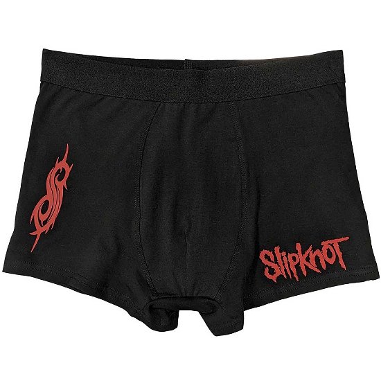 Slipknot Unisex Boxers: Logo - Slipknot - Fanituote -  - 5056737214246 - 