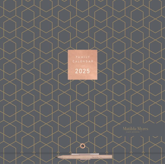 Cover for Tangible Stationery Company · Matilda Myres Grey Planner Wall Calendar 2025 (Pocketbok) (2024)