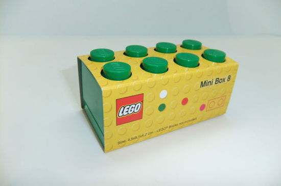 Cover for LEGO Mini Box 8  Dark Green · Opbergbox Lego MINI: brick 8 groen (MERCH)