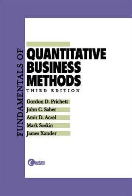Fundamentals of Quantitative Business Methods - Mark Soskin - Bøker - McGraw-Hill/Irwin - 9780072368246 - 15. august 1999