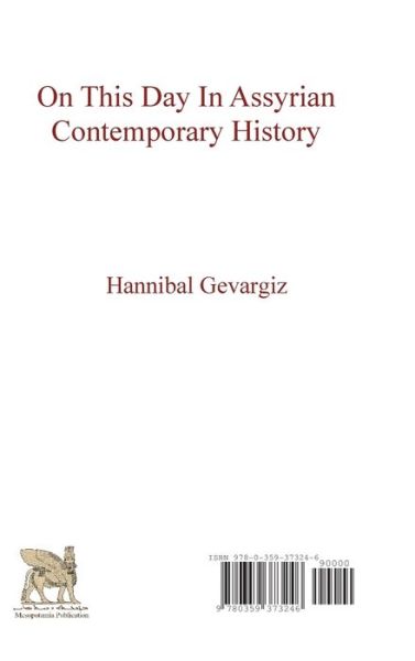 Cover for Hannibal Gevargiz · On This Day in Assyrian Contemporary History (Book) (2019)