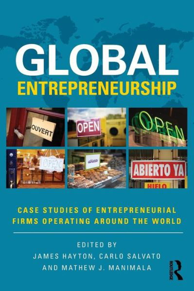 Cover for James Hayton · Global Entrepreneurship: Case Studies of Entrepreneurial Firms Operating around the World (Paperback Book) (2014)