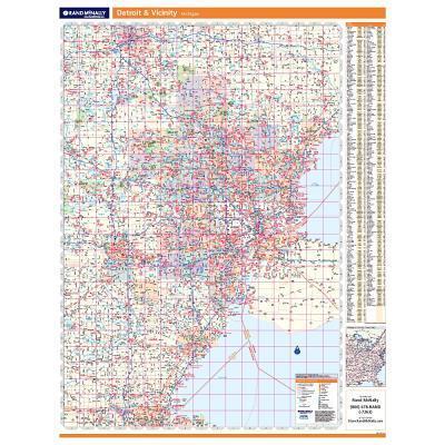 Cover for Rand McNally · Detroit Regional (Map) (2010)