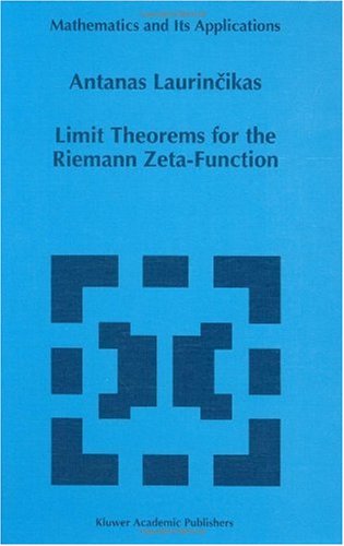 Cover for Antanas Laurincikas · Limit Theorems for the Riemann Zeta-function - Mathematics and Its Applications (Gebundenes Buch) (1995)