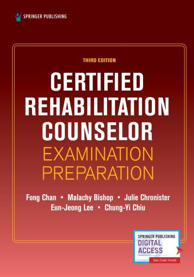 Cover for Fong Chan · Certified Rehabilitation Counselor Examination Preparation, Third Edition (Paperback Book) [3 New edition] (2021)