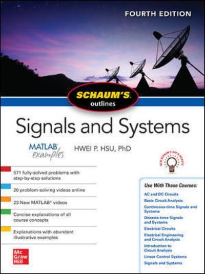 Cover for Hwei Hsu · Schaum's Outline of Signals and Systems, Fourth Edition (Paperback Book) (2019)