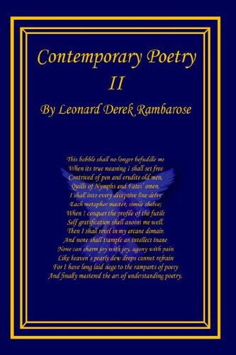 Cover for Leonard Derek Rambarose · Contemporary Poetry II (Gebundenes Buch) (2006)