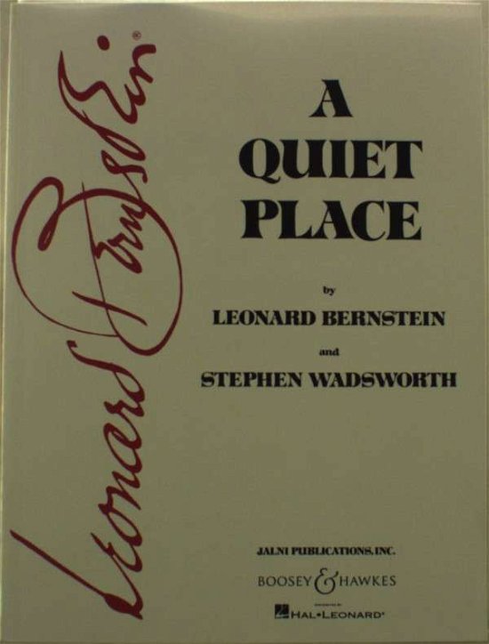 Cover for Leonard Bernstein · Quiet Place (Paperback Book) (2004)
