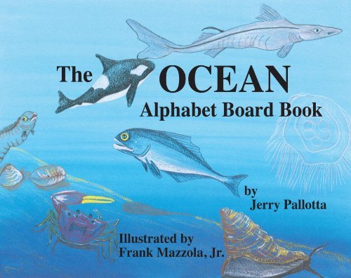 Cover for Jerry Pallotta · The Ocean Alphabet Board Book (Kartongbok) (2003)