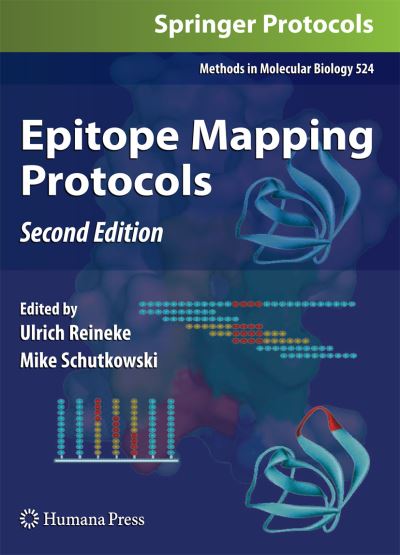 Cover for Epitope Mapping Protocols - Methods in Molecular Biology (Paperback Book) [Softcover reprint of hardcover 2nd ed. 2009 edition] (2011)