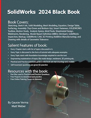 SolidWorks 2024 Black Book - Gaurav Verma - Livros - Cadcamcae Works - 9781774591246 - 17 de dezembro de 2023