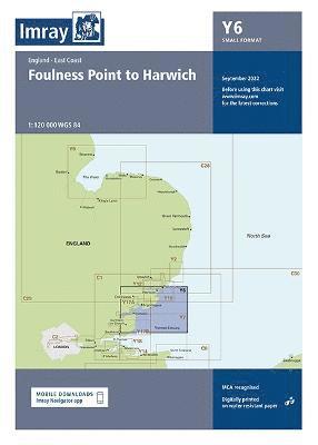 Cover for Imray · Imray Chart Y6: Suffolk and Essex Coasts - Y series (Pocketbok) [New edition] (2022)