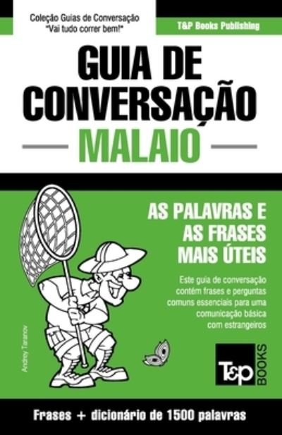 Cover for Andrey Taranov · Guia de Conversacao Portugues-Malaio e dicionario conciso 1500 palavras (Pocketbok) (2021)