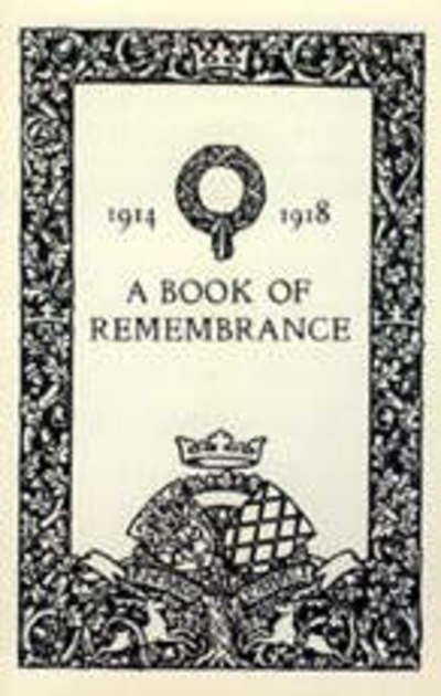 Cover for Naval &amp; Military Press · Book of Remembrance 1914-1918 (Pocketbok) [New edition] (2003)