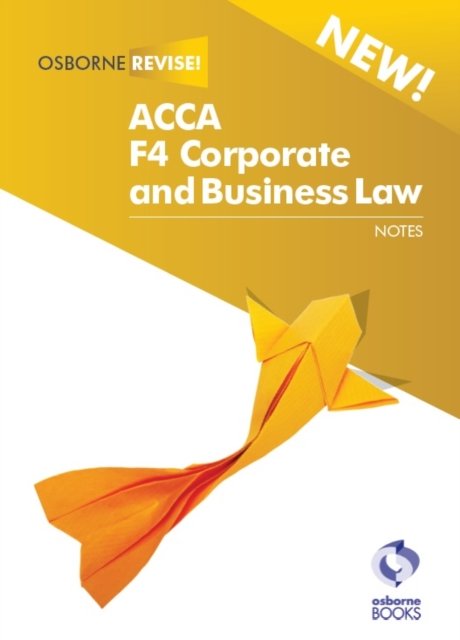 Cover for Osborne · F4 Corporate and Business Law (Uk) (Paperback Book) (2017)