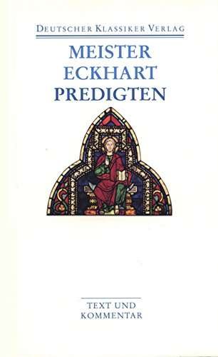 Werke.1 Predigten - Meister Eckhart - Bücher -  - 9783618680246 - 