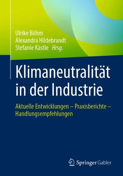 Cover for Böhm · Klimaneutralität In Der Industrie (Book) (2023)