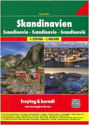 Freytag & Berndt Superatlas: Skandinavien Superatlas - Freytag & Berndt - Książki - Freytag & Berndt - 9783707904246 - 15 sierpnia 2015