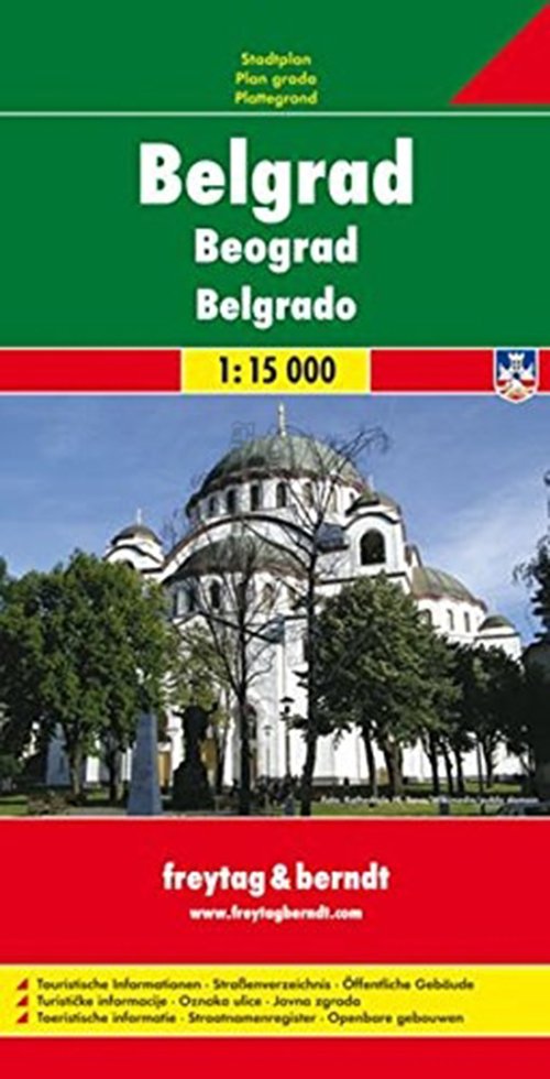 Belgrade City Pocket + the Big Five Waterproof 1:10 000 - Freytag & Berndt - Livros - Freytag-Berndt - 9783707917246 - 1 de junho de 2018