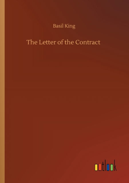 Cover for Basil King · The Letter of the Contract (Taschenbuch) (2020)