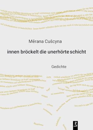 Cover for Jan Kuhlbrodt · Innen Bröckelt Die Unerhörte Schicht (Book) (2023)