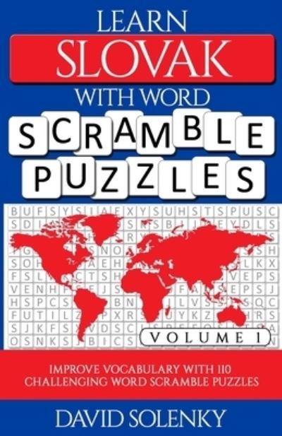 Cover for David Solenky · Learn Slovak with Word Scramble Puzzles Volume 1 (Pocketbok) (2020)