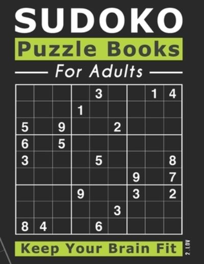 Cover for Agenda Book Edition · SUDOKO Puzzle Books for Adults (Paperback Book) (2020)