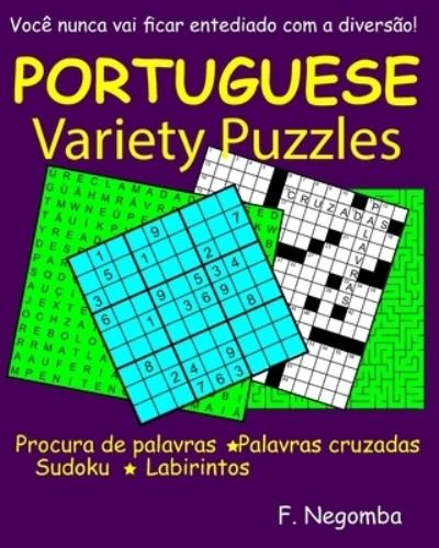 Cover for F Negomba · Portuguese Variety Puzzles (Paperback Bog) (2020)