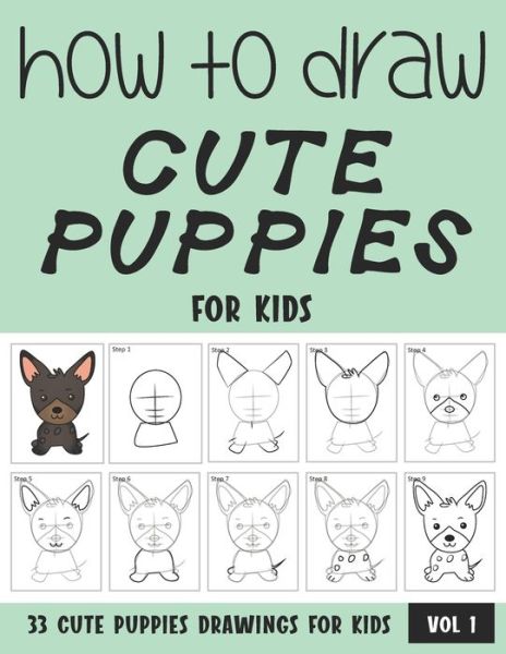 Cover for Sonia Rai · How to Draw Cute Puppies for Kids (Paperback Book) (2021)