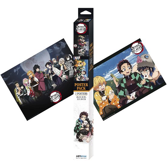 Demon Slayer - Demon Slayer Boxed Poster Set Serie - Posters - Boxed Set - Andere -  - 0810066352247 - 2. März 2024