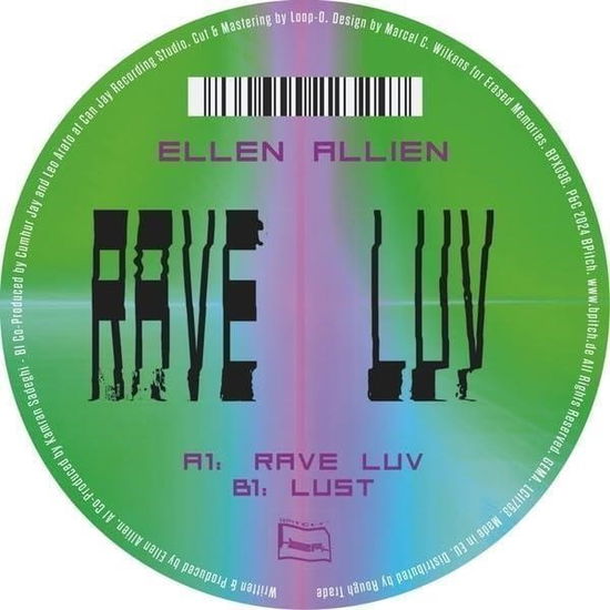 Rave Luv - Ellen Allien - Musik - BPITCH CONTROL - 4260600223247 - 26. april 2024