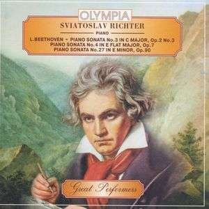 Cover for Sviatoslav Richter · Piano Sonata Nos.3, 4 &amp; 27 (CD)
