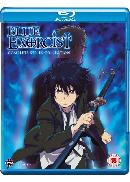 Cover for Blue Exorcist Complete Series · Blue Exorcist - The Complete Series Collection (Episodes 1 to 25 And Ova) (Blu-ray) (2016)