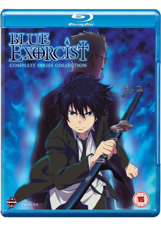 Cover for Blue Exorcist: Complete Series · Blue Exorcist The Complete Series Collection (Episodes 1-25 &amp; OVA) (Blu-ray) (2016)