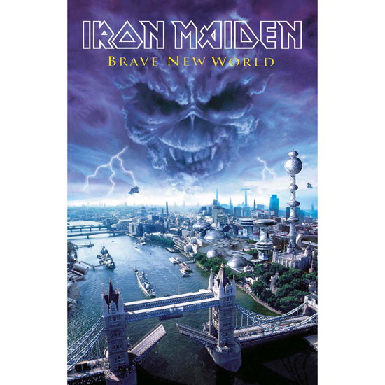 Iron Maiden Textile Poster: Brave New World - Iron Maiden - Produtos -  - 5055339791247 - 