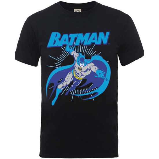 Cover for DC Comics · DC Comics Unisex Tee: Originals Batman Leap (CLOTHES) [size XXL] [Black - Unisex edition] (2016)