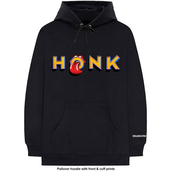 The Rolling Stones Unisex Pullover Hoodie: Honk Letters (Sleeve Print) - The Rolling Stones - Merchandise - MERCHANDISE - 5056170678247 - 2. januar 2020