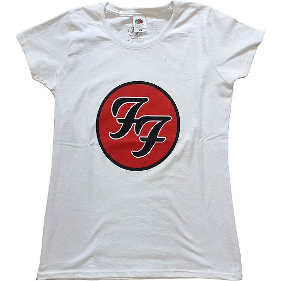 Cover for Foo Fighters · Foo Fighters Ladies T-Shirt: FF Logo (T-shirt) [size XS] [White - Ladies edition]