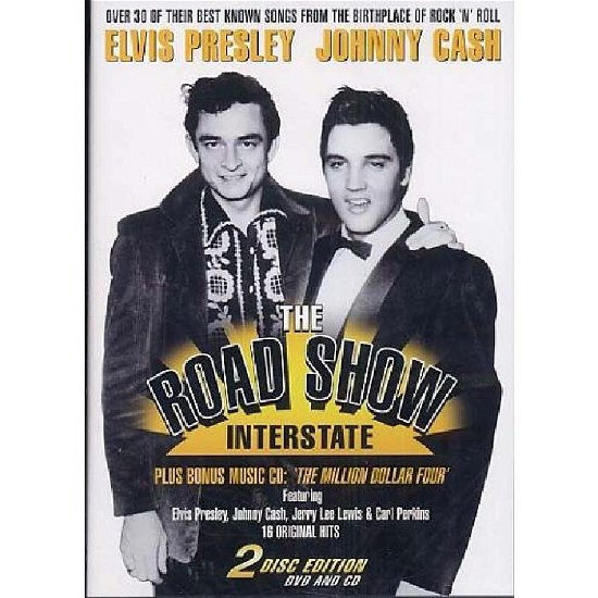Cover for Elvis Presley And Johnny Cash · The Road Show Interstate (DVD/CD) (2017)