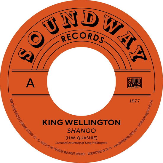 Cover for King Wellington / Frends · Shango / Mystery Music (7&quot;) (2023)