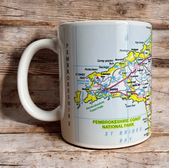 Cover for OS Map Ceramic Mug - Pembrokeshire Coast National Park (MERCH) (2025)