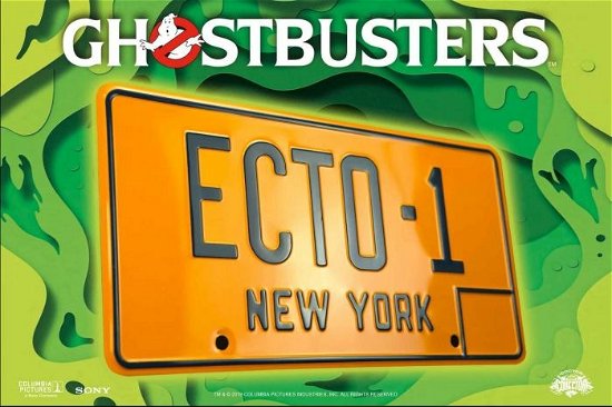 Cover for Doctor Collector · Ghostbusters Ecto1 1984 Licence Plate Replica Merchandise (Toys)