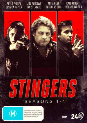 Cover for Stingers - Seasons 1 - 4 (DVD) (2021)