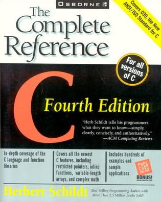 C: The Complete Reference - Herbert Schildt - Kirjat - McGraw-Hill Education - Europe - 9780072121247 - tiistai 16. toukokuuta 2000