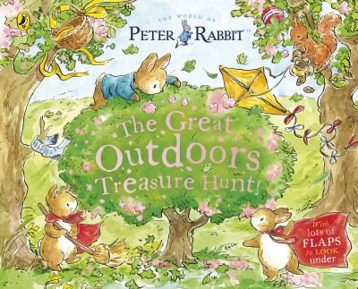 Cover for Beatrix Potter · Peter Rabbit: The Great Outdoors Treasure Hunt: A Lift-the-Flap Storybook (Paperback Bog) (2024)