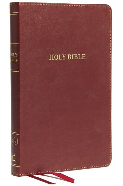 Cover for Thomas Nelson · KJV, Thinline Bible, Leathersoft, Burgundy, Red Letter, Comfort Print Holy Bible, King James Version (Kunstlederbuch) (2017)