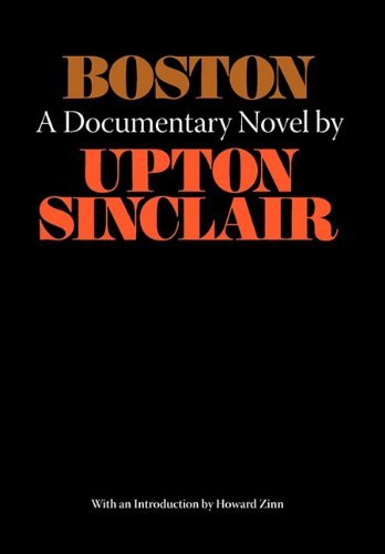 Cover for Upton Sinclair · Boston - a Documentary Novel of the Sacco-vanzetti Case (Hardcover Book) (1978)