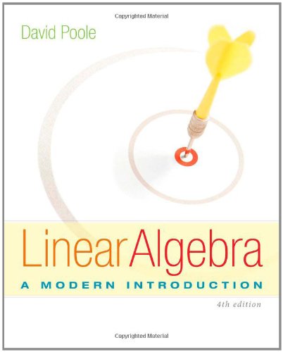 Cover for Poole, David (Trent University) · Linear Algebra: A Modern Introduction (Hardcover Book) (2014)